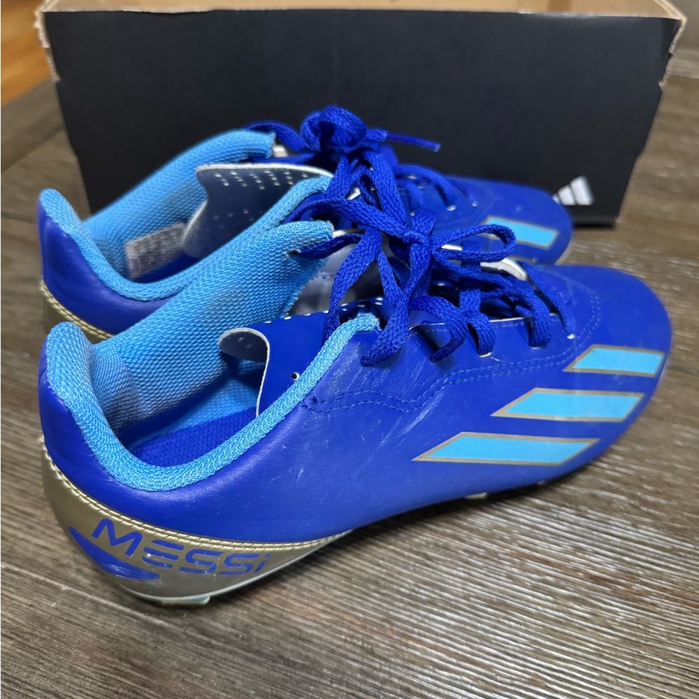 Adidas Messi Kids Blue Soccer Cleats